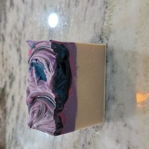 Artisan Swirl Soap Bar - Blue and Purple